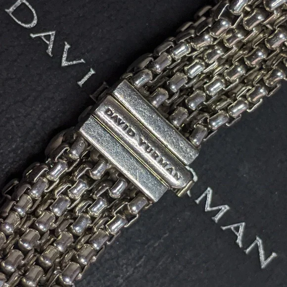 "SOLD"David Yurman Diamond X Bracelet - Picture 7 of 8